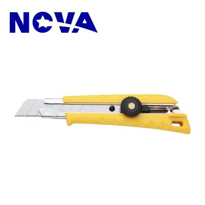 China Premium Quality 18 Mm Slide Knife Serving DIY Tools Open Iron Unique Stainless Hand Held Instant Blade for sale