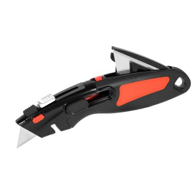 China Twin Knob For Two Retraction Twin Knob Heavy Duty Utility Knife With Blade Storage for sale