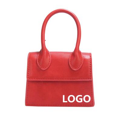 China High quality custom cute embossed / printed mini handbags logo clip custom kids customized for sale