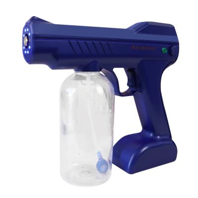 China Garden Blue Light Disinfect Nano Spray Gun New Design, Nano Mist Sprayer Gun No Cable, Wireless Nano Sprayer for sale