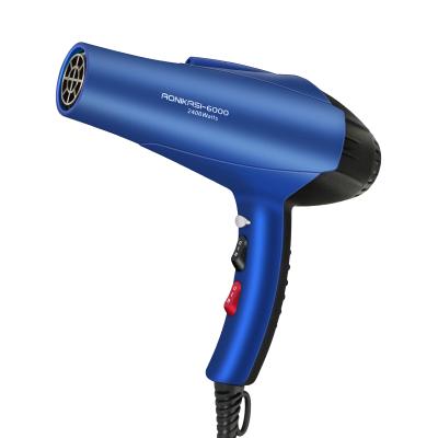 China Shark Ions Portable Negative Ionic Blow Dryers Professional Hair Dryers With Concentrator Barber Hairdryer Nozzle 2400 Watt for sale