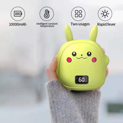 China Fast Charging Support USB Electric Hand Warmer with 5000mAh Rechargeable Power Bank Neck Warmer Mini Pocket Heater forHome for sale