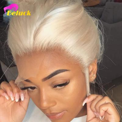 China Beluck Body Wave 613 Full Lace Hair Wigs, Blonde Body Wave Lace Front Wig, Transparent 613 Hair Wig 30 Inch HD Lace Wig Full Lace Wig for sale