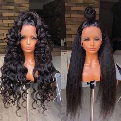 China Wholesale Cheap Transparent Brazilian Human Hair Full Lace Wig Body Wave Full Lace Frontal Wig HD HD Lace Front Wig For Black Women for sale