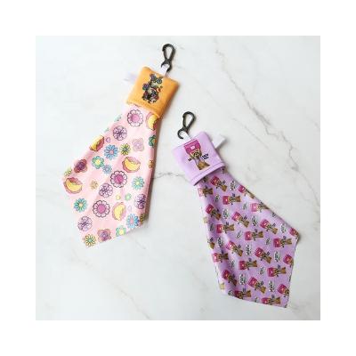 China Sustainable High Quality Durable Using Various Custom Printed Microfiber Key Chain Fancy Cleaning Cloths Microfiber Key Chain Glass for sale