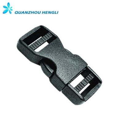 China Normal Type Plastic Black Quick Release Side Belt Buckle For Seat Belt for sale