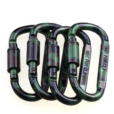 China Automotive Industry Wholesale Carabiner Aluminum Carabiners Outdoor Camping Climbing Raising Hook for sale