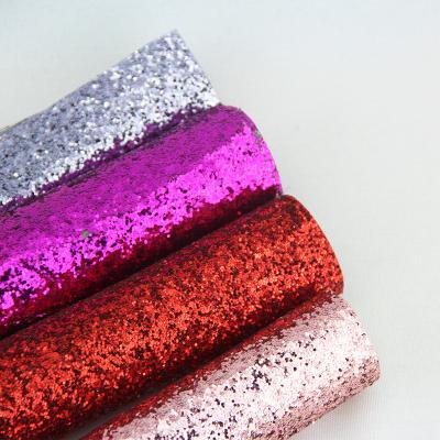 China 2019 Beautiful Abrasion-Resistant Shiny Glitter PU Leather Fabric For Handbags for sale