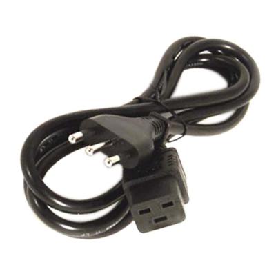 China Home appliance Italy 3 pin to IEC c19 power cord Italy 3 pin plug IMQ power cord for sale