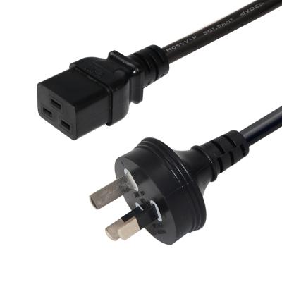 China Comsol Male 3 Pin AC to Female Power Cable IEC-C19 2m Australia Power Lead for sale