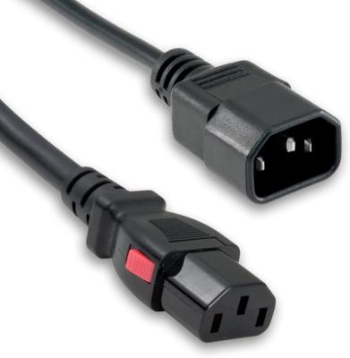 China High Quality American COMPUTER Standard 3 Pin To IEC C13 Extension AC Power Cord for sale