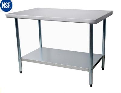 China Material: stainless steel NSF stainless steel work table with wheels / stainless steel kitchen work table with drawers for sale