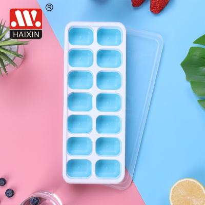 China Sustainable Top Selling Mini Ice Cube Maker With Amazon Ice Cube Trays BPA Free PP Plastic Lid for sale