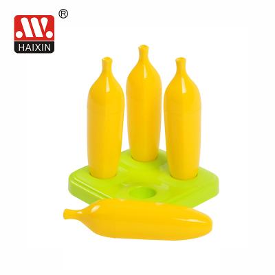 China Hot Sale Plastic Kitchen Family DIY Ice Cream Maker Popsicle BPA FREE Mold With Lid for sale