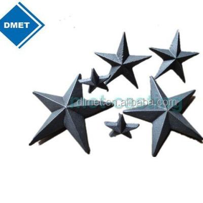 China Western Style Iron Mount Hanging Decorative Metal Stars for sale