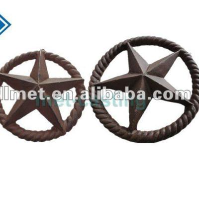 China Cast Iron Western Style Wholesale Metal Stars for sale