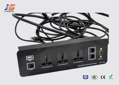 China La UE BRITÁNICA de los E.E.U.U. tapa el zócalo de las multimedias de la electricidad con USB RJ45 RJ11 VGA en venta