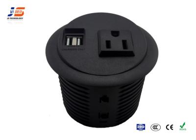 China Smart Desk Grommet Power Outlet With USB 5v Charger Universal Power Supply for sale