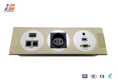 Chine La charge multi du VGA Hdmi pl3.5 Rj45 USB de prise de hub de médias d'hôtel met en communication à vendre