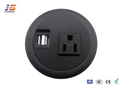 Chine Plastique noir de mini à C.A. USB de boîte de médias d'Usb de dessus de Tableau débouchés de bureau à vendre