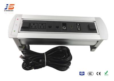 China Vga Hdmi Usb Rca-Tischplatten-Verbindungs-Kasten, elektrische Sockel und Stecker zu verkaufen