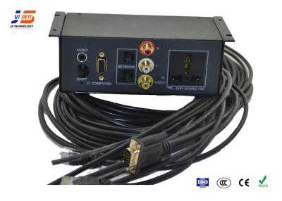 China Conference Under Table Multimedia AV Universal Power Outlet Media Hub for sale