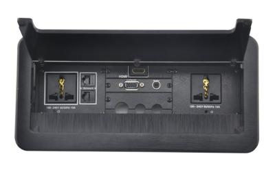 China Power Outlet Conference Table Connection Box, Video Socket Panel for sale