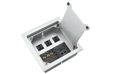 China Hidden Wall Socket / Tabletop Connection Box with Power Network AV for sale