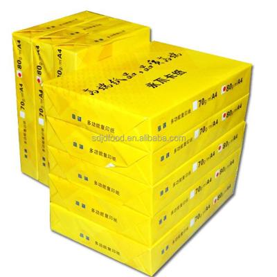 China 100% Virgin Wood Pulp Paper 80gsm A4 Size Photocopy Printing Copy Paper for sale