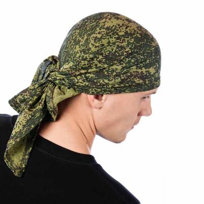 China Fashionable Russian Outdoor Camouflage Fabric Scarf Sunscreen Army Triangle Military Scarf Camouflage Mount Tactical Scarf for sale