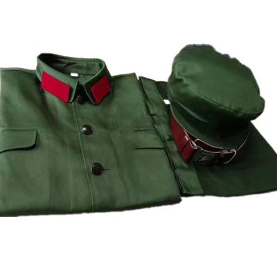 China Veterans Reunion uniform nostalgic representation of 65 old winter QUICK DRY military cadre suit in memory of army green uniform for sale