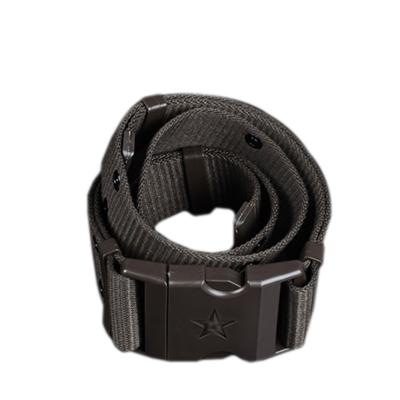 China Fashion.Casual Outer Nylon Military Tactical Duty Belt Webbing Belt New Army Green Buckle Weight Cloth Woven Belts for sale