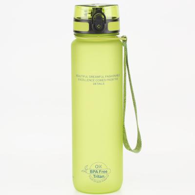 China Bpa Free Gradient Gym Hot Sale Cup Tritan Plastic Water Bottle Eco-Friendly Viable Hot Water Bottle for sale