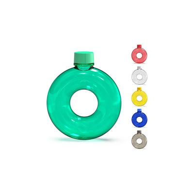 China Sustainable One-Stop Donut Shape Fashion Portable Reusable Water Bottle With Strap For Fitness for sale