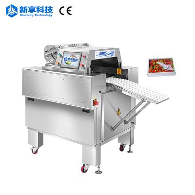 China Food can be integrated with automatic weighing and labeling machine suitable for fruit and vegetable pastry meat cling film packaging for sale