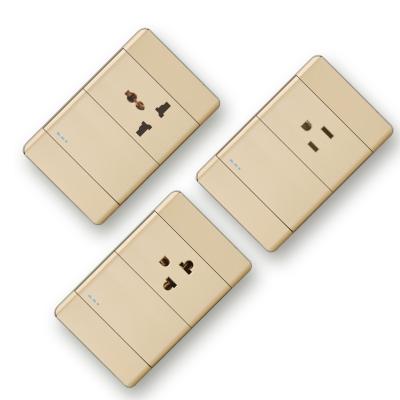 China WENZHOU USA Standard 118 Type Wall Smart Switch America Type 1gang 1way/2way Power USA Wall Sockets and Switches Wall Light USA US-A6 for sale