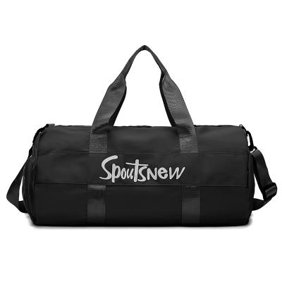 China Wholesale Pink Light Sports Fashion Gym Bag Direct Selling Cosmetic Duffel Bags for sale