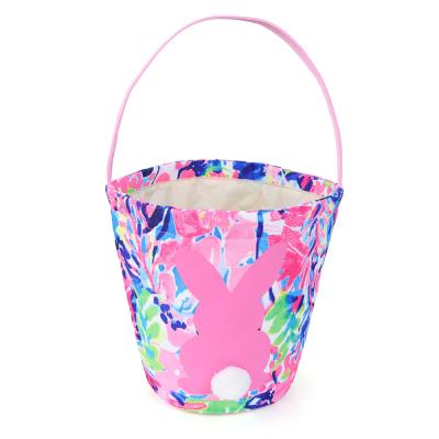 China Easter 2022 Bunny Basket Bucket Bags For Easter Festival Decoration Toys Gift Collection for sale