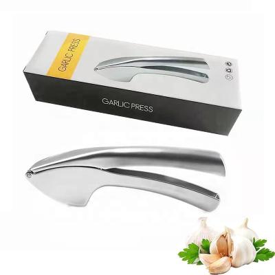 China Durable Garlic Press Premium Zinc Alloy Sturdy Design Extracts More Garlic Paste Per Clove, Professional Garlic Meat Grinder and Ginger Press for sale