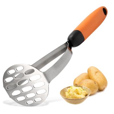 China Viable mashed potato machine stainless steel avocado grinder built-in non-slip handle suitable for bean vegetable fruit baby food for sale