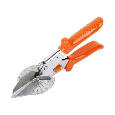 China Universal Angle Cut Universal Miter Shears Woodworking Alloy Sk5 Blade Scissors Sk5 Blade PVC Ppr Plastic Pipe Cutting and Trimming Knife for sale