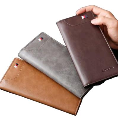 China Credit Card Holder Waterproof Leather Wallet For Retro Men Slim Minimalist Slim With Card Holder Men's Card Wallet In for sale