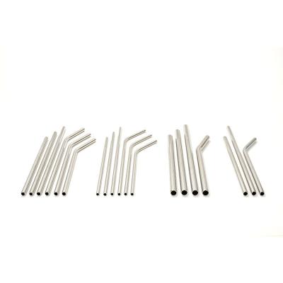 China Sustainable Wholesale High Quality Reusable Stainless Steel Drinking Straw With Custom Logo for sale