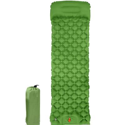 China Inflatable Single Diamond Shaped Ultralight Portable Moisture-Proof Outdoor Camping Travel Sleep Protection TPU Pad for sale