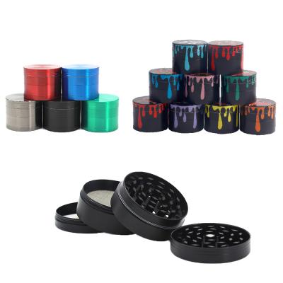 China Wholesale Herbal Weed Tobacco Grinder 40mm Metal Logo Custom Logo Grinder Smoking Accessories Smoking Grinder Herbal Windproof Grinder for sale