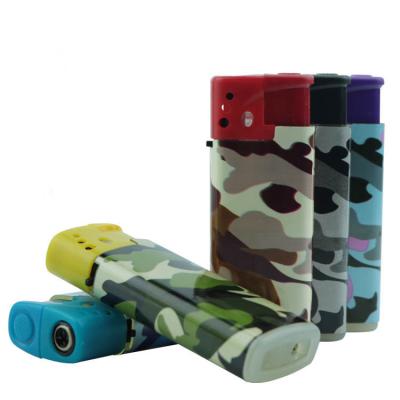 China Plastic Refillable ABS Gas Lighters Wrap Army Image Lighter Windproof Lighter Uniform Wholesale for sale