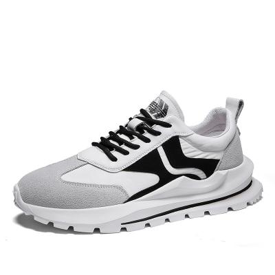 China Fashion Trend Men's Shoes Spring Summer Sports Casual Shoes Thick Sole Soft Light Breathable Sneakers for sale