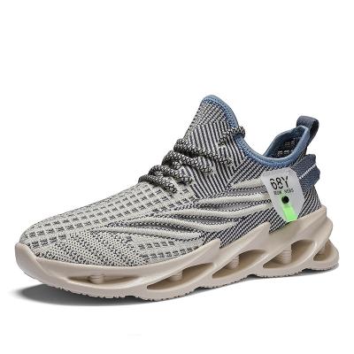 China Trend 2022 fashion middle-aged and older men's blade cushioning sneakers breathable sports shoes for sale