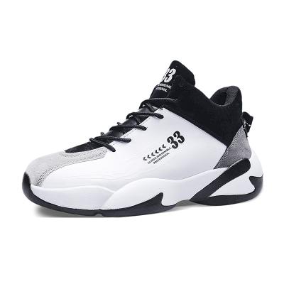 China Men's Sports Fashion Trend Tide Brand Basketball Shoes High Top Non-slip Wear-Resistant All-match Basketball Shoes for sale