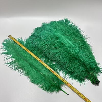 China Decorations Wholesale 50-55CM Fashion Ostrich Feathers Trimming Decorative Clothing Accessories Colorful Ostrich Feather Fringe Trim for sale